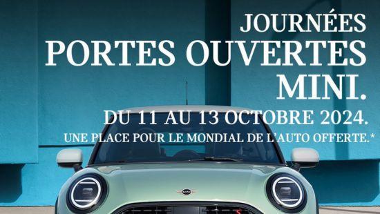 JOURNÉES PORTES OUVERTES MINI - OFFRE EXCLUSIVE.