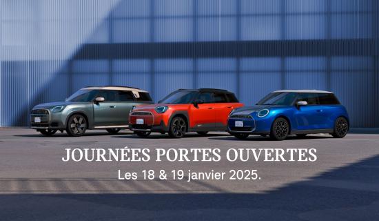 Débutez 2025 avec Style et Dynamisme lors des Journées Portes Ouvertes MINI !