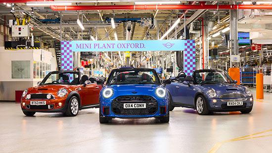 LA MINI COOPER CABRIO RENAÎT À OXFORD