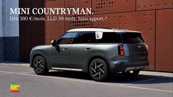 MINI Countryman : le grand SUV MINI dès 380 €/mois sans apport