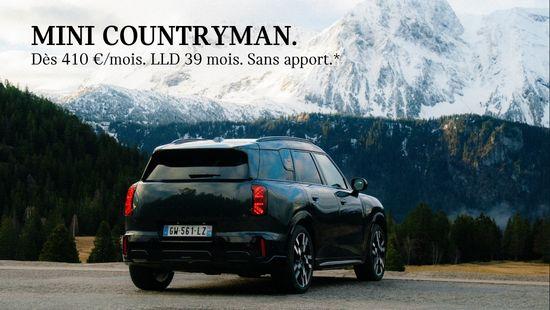 Prenez la route en MINI Countryman dès seulement 410 € / mois, apport !