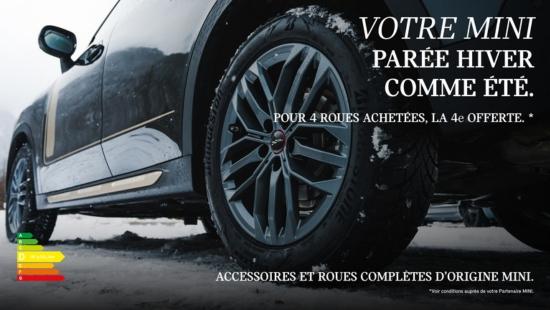 4 ROUES ACHETÉES , LA 4ᵉ OFFERTE l’hiver commence bien avec MINI