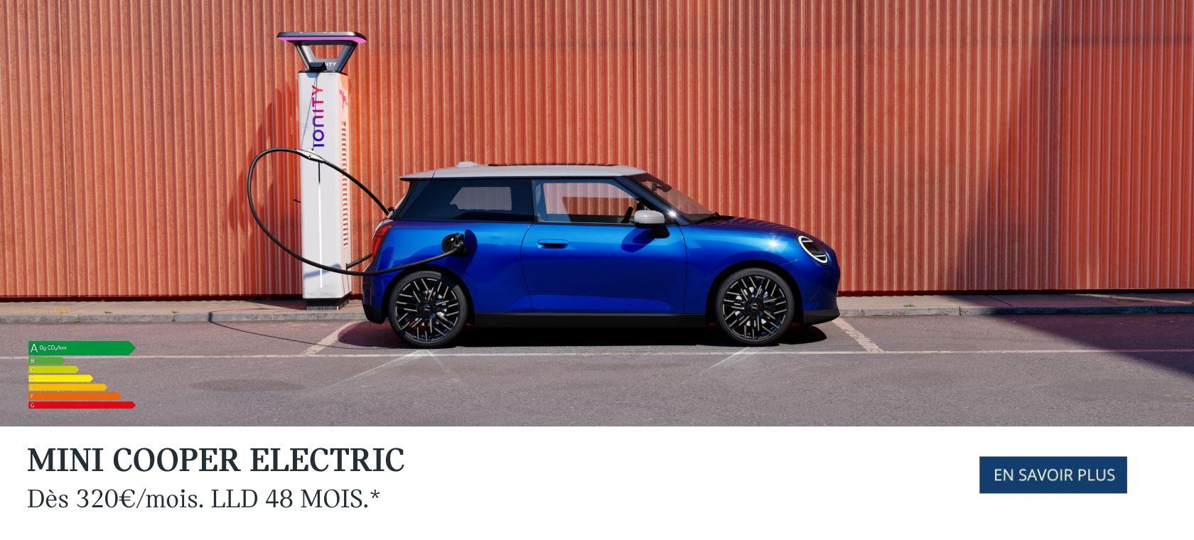 MINI Cooper Electric dès 320 €/mois. LLD 48 mois.*